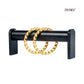 Dimond Cut Gold Plated Ruby  Stone Bangles - Jotey