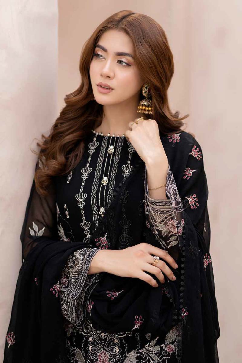 Maisa By Noors  Semi Stitched Luxury 3pcs