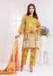 Lamhey Unstitched Lawn 3pcs - Nilima