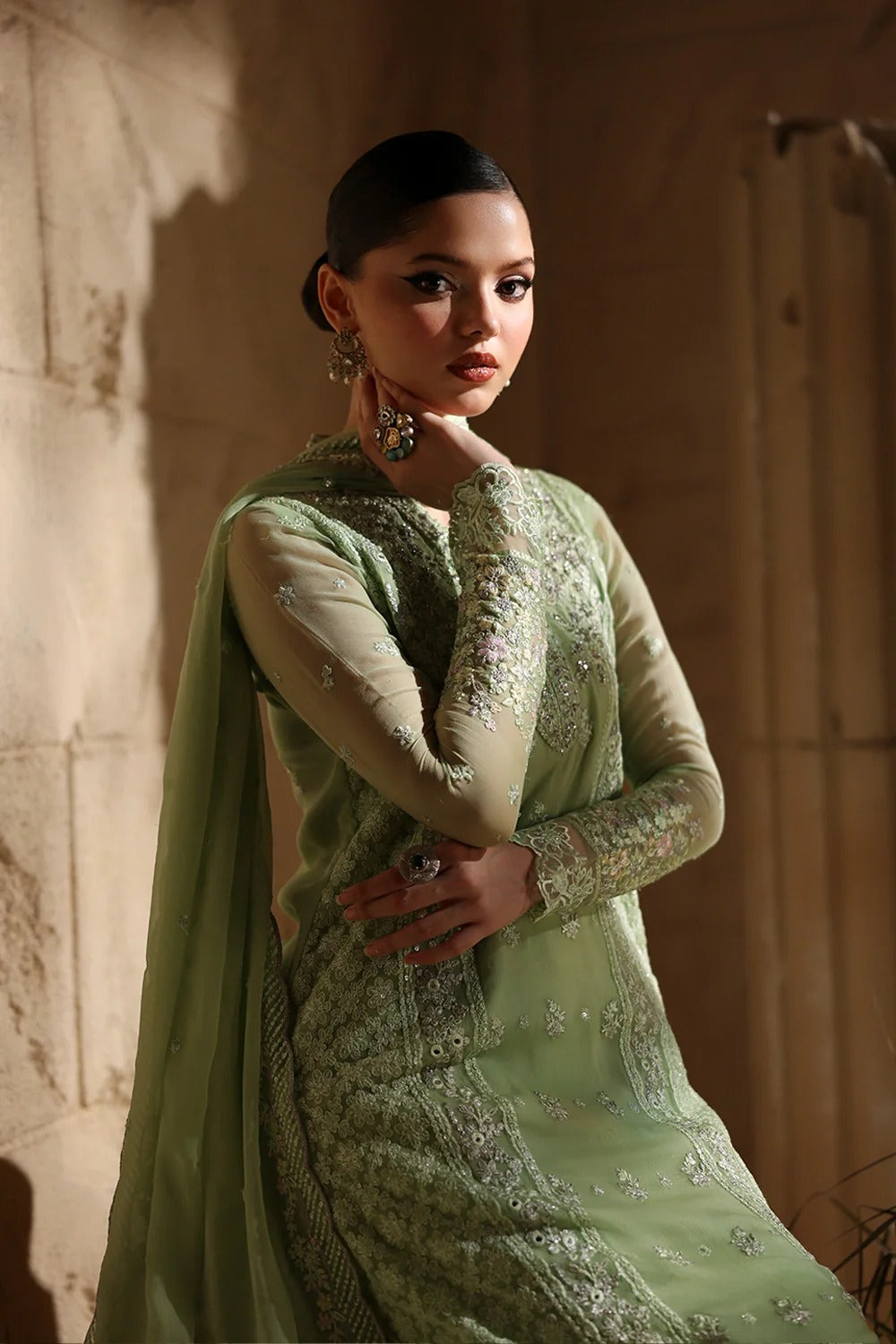 Azure Luxe 2025 Embroidered Chiffon Unstitched 3 Piece