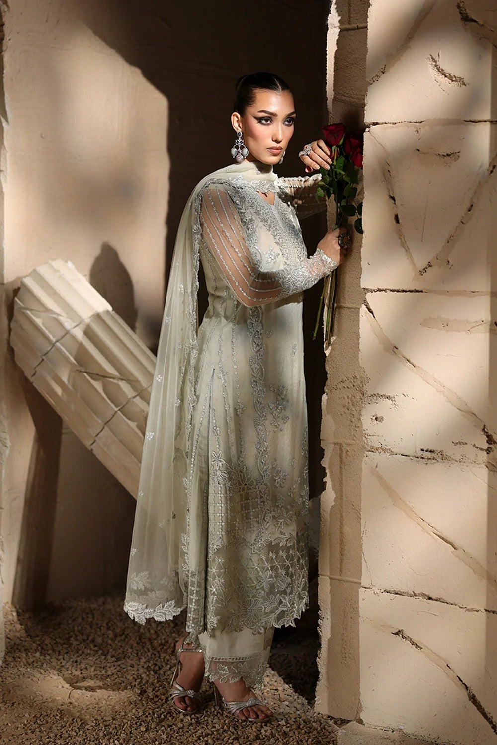 Azure Luxe 2025 Embroidered Chiffon Unstitched 3 Piece