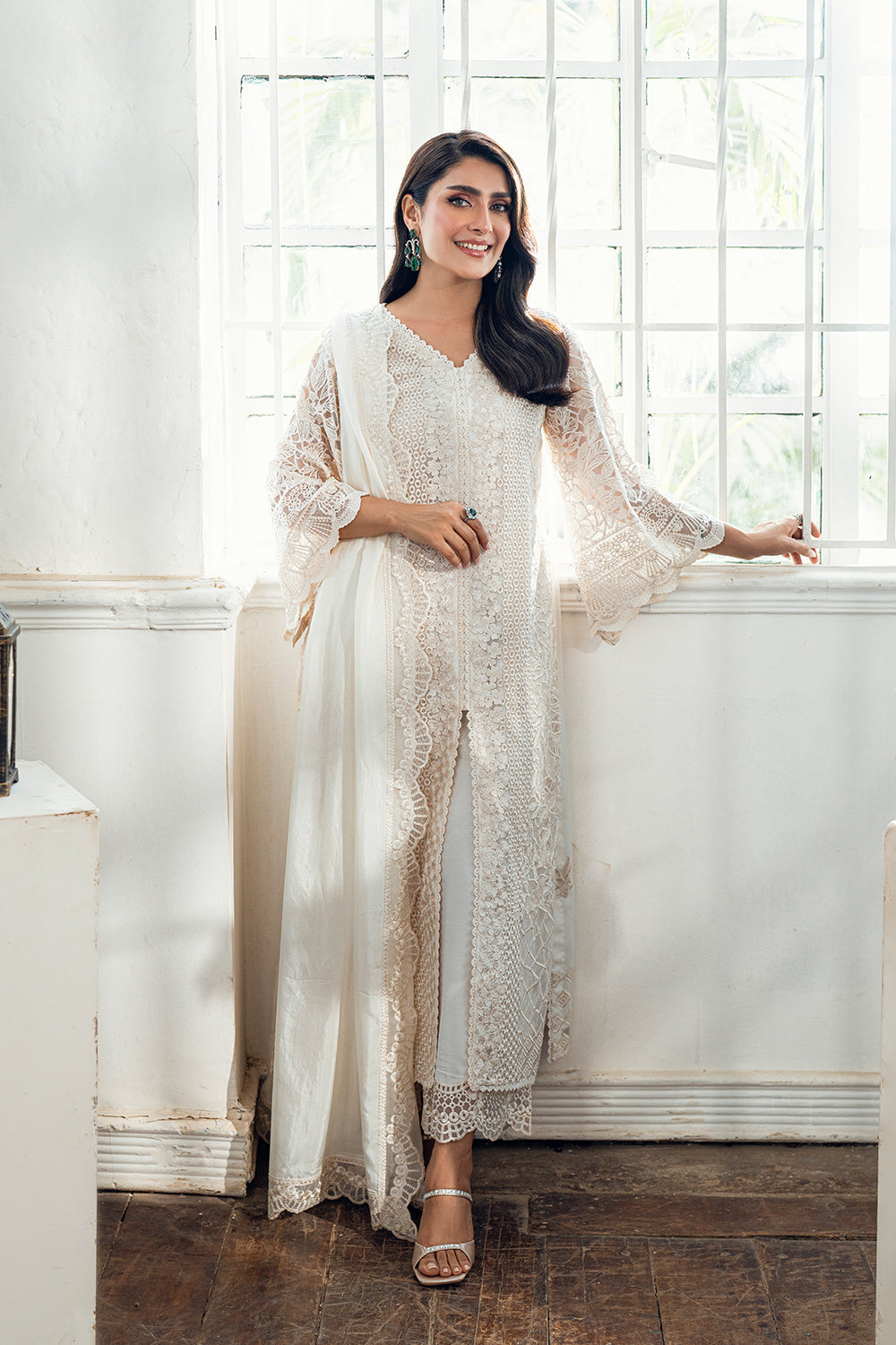 Azure Luxe'25 Embroidered Chiffon Unstitched 3pcs