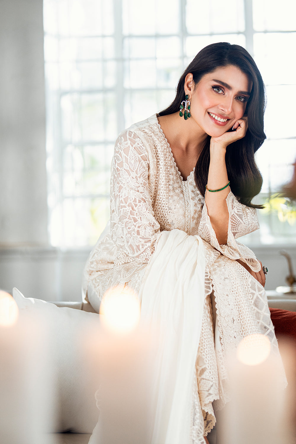 Azure Luxe'25 Embroidered Chiffon Unstitched 3pcs