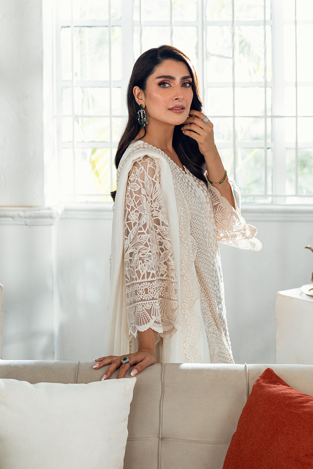 Azure Luxe'25 Embroidered Chiffon Unstitched 3pcs