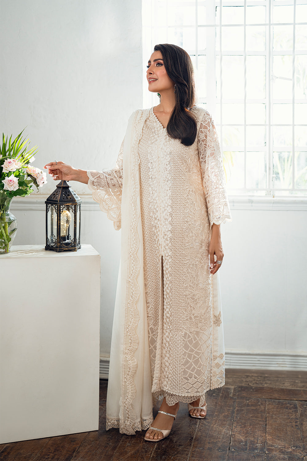 Azure Luxe'25 Embroidered Chiffon Unstitched 3pcs
