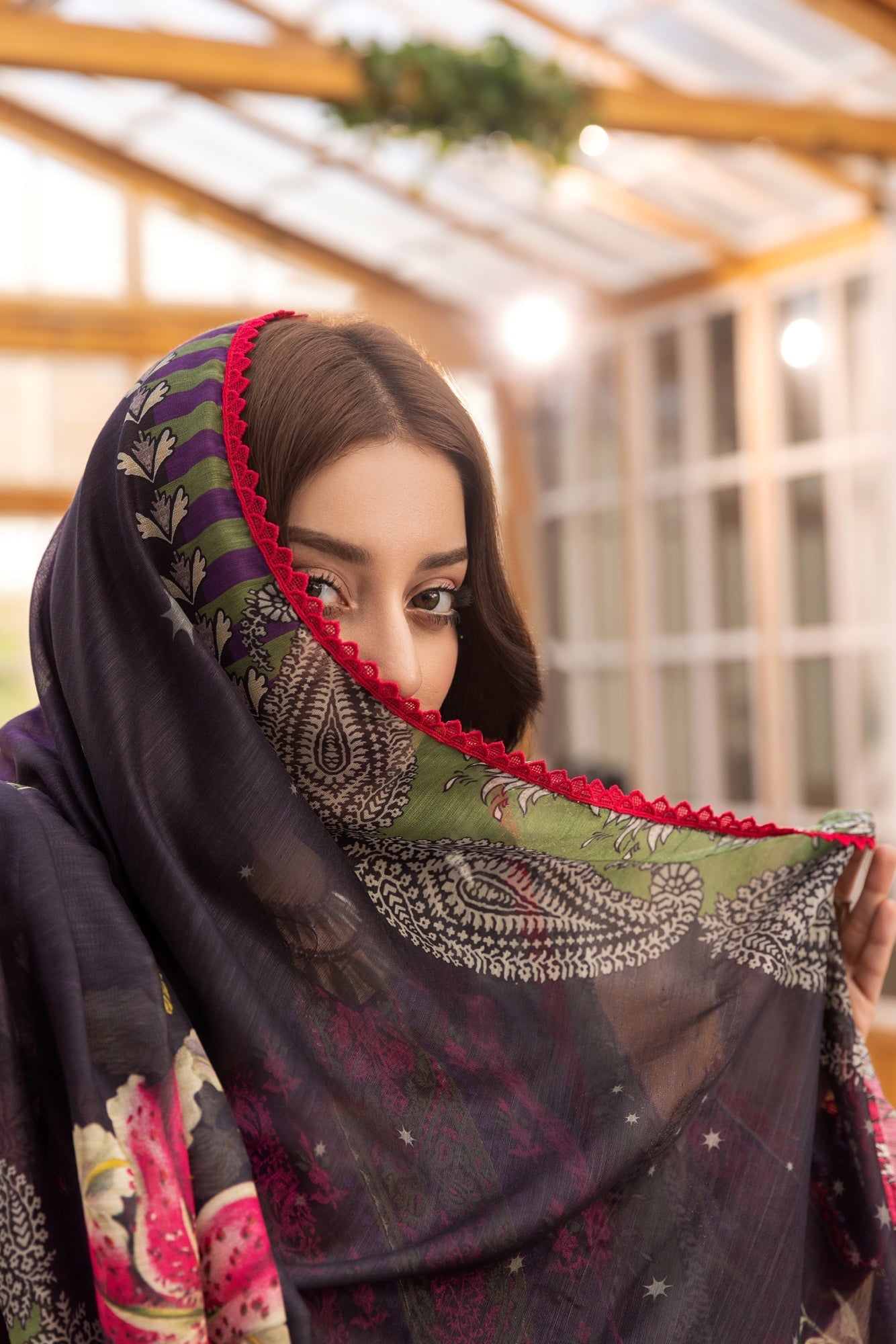 Eid Festive Lawn VOL-01 Heavy EMB. Unstitched 3pcs - Jotey