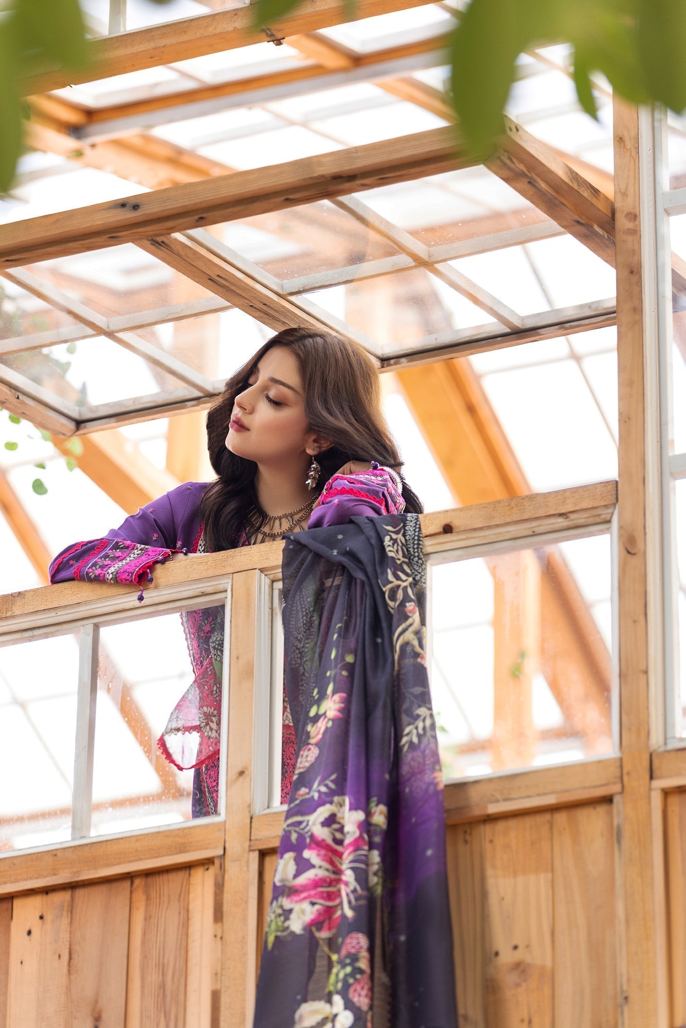Eid Festive Lawn VOL-01 Heavy EMB. Unstitched 3pcs - Jotey