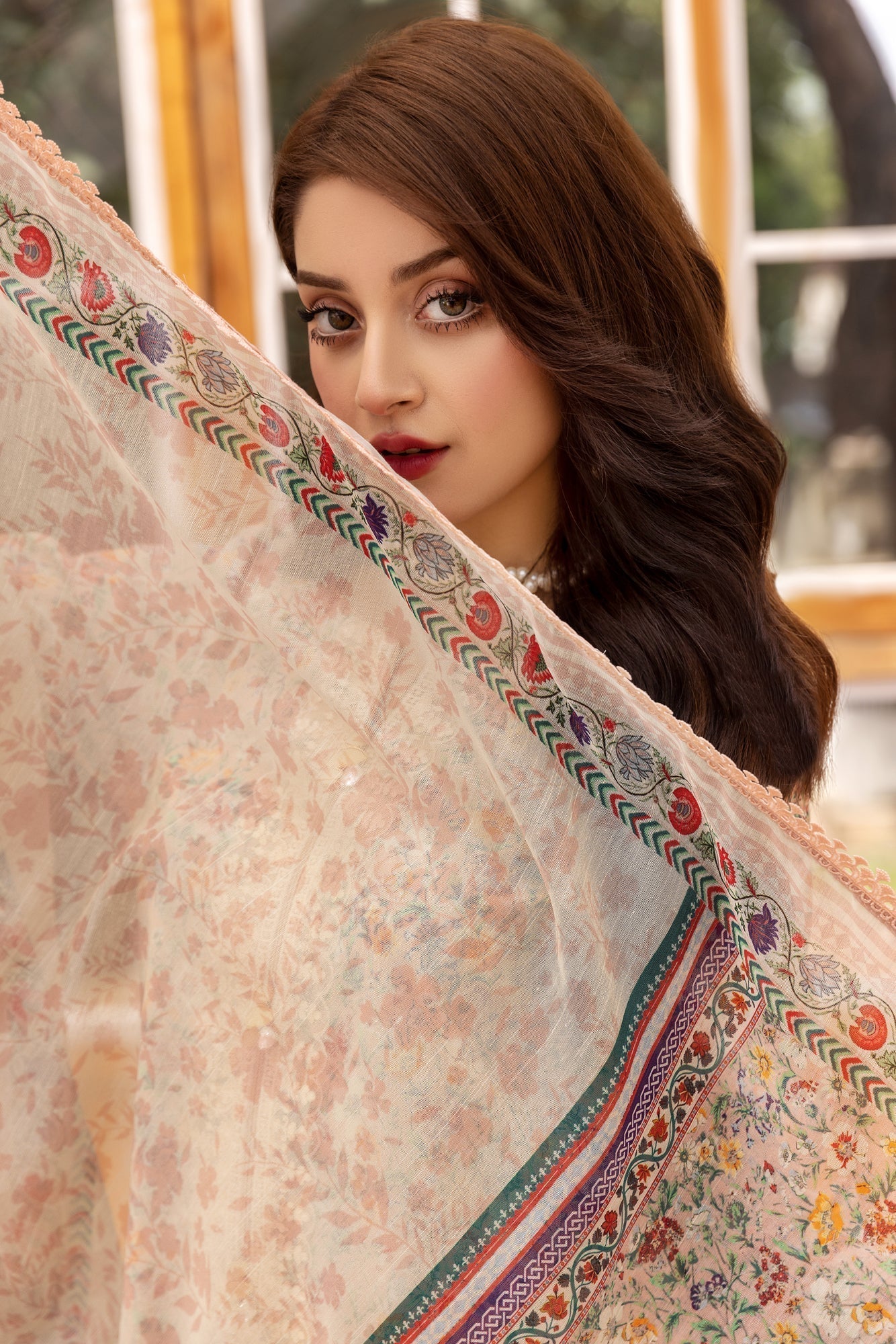 Eid Festive Lawn VOL-01 Heavy EMB. Unstitched 3pcs - Jotey