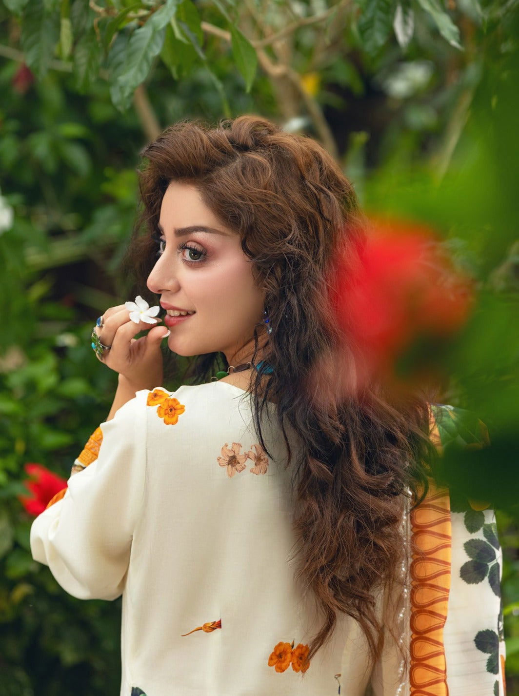 Eid Festive Lawn VOL-02 Heavy EMB. Unstitched 3pcs - Jotey