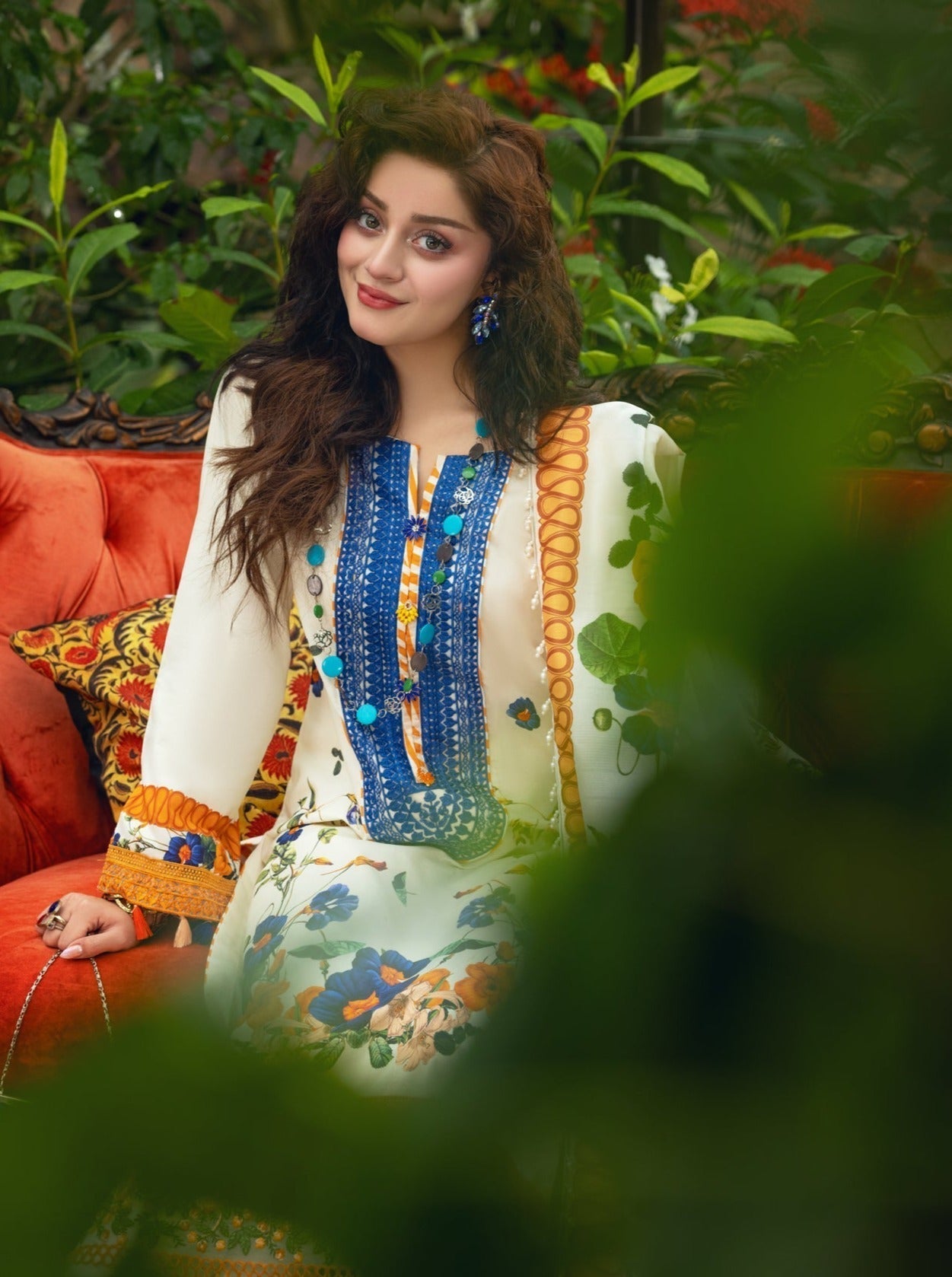 Eid Festive Lawn VOL-02 Heavy EMB. Unstitched 3pcs - Jotey