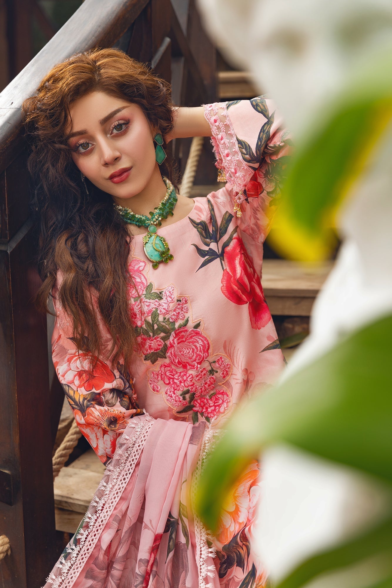 Eid Festive Lawn VOL-02 Heavy EMB. Unstitched 3pcs - Jotey