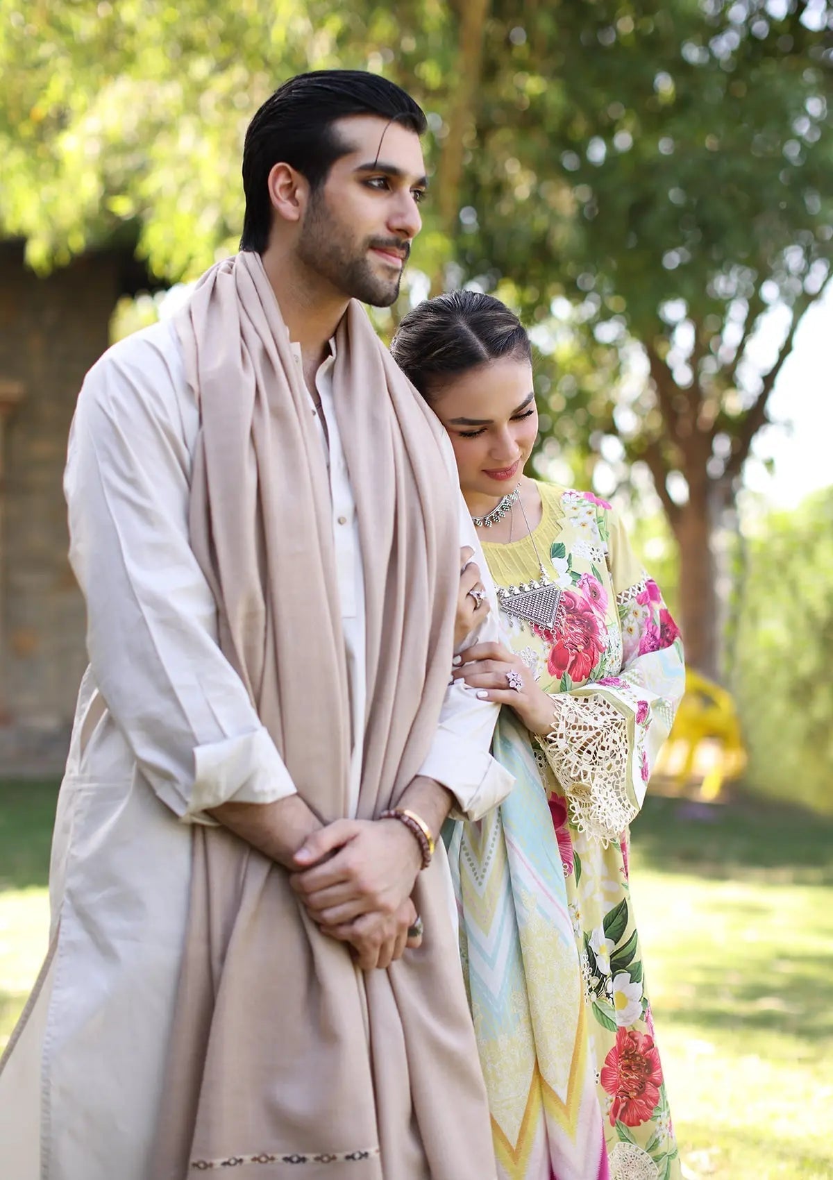 Elaf Print Chikankari Lawn Unstitched 3pcs - Jotey