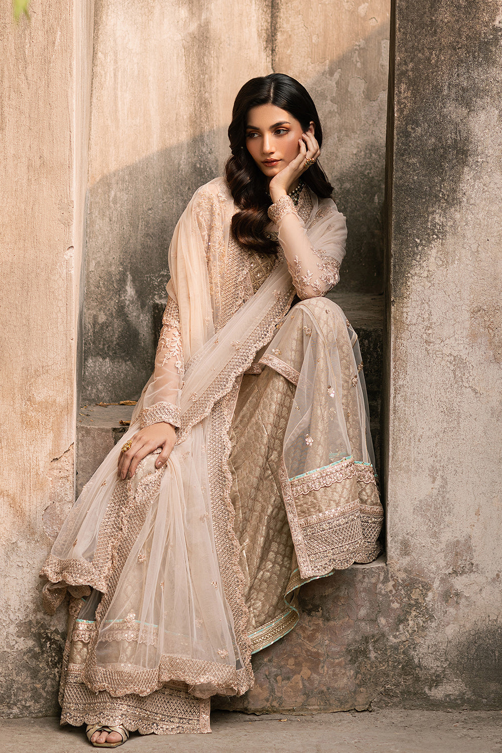 Azure Luxe By Ahmed Patel Embroidered Unstitched 3pcs