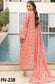 Florence by Nur Embroidered Unstitched Lawn 3pcs - Jotey