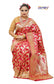 Floral Woven Pure Banarasi Silk Saree in Hot Pink - Jotey