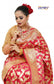 Floral Woven Pure Banarasi Silk Saree in Hot Pink - Jotey