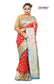 Floral Woven Pure Banarasi Silk Saree in Hot Pink - Jotey