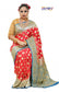 Floral Woven Pure Banarasi Silk Saree in Hot Pink - Jotey