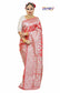 Floral Woven Pure Banarasi Silk Saree in Maroon - Jotey