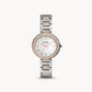 Fossil Karli Three-Hand Two-Tone Stainless Steel Watch - Jotey