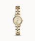 Fossil Shae Mini Three-Hand Gold-Tone Stainless Steel Watch - Jotey