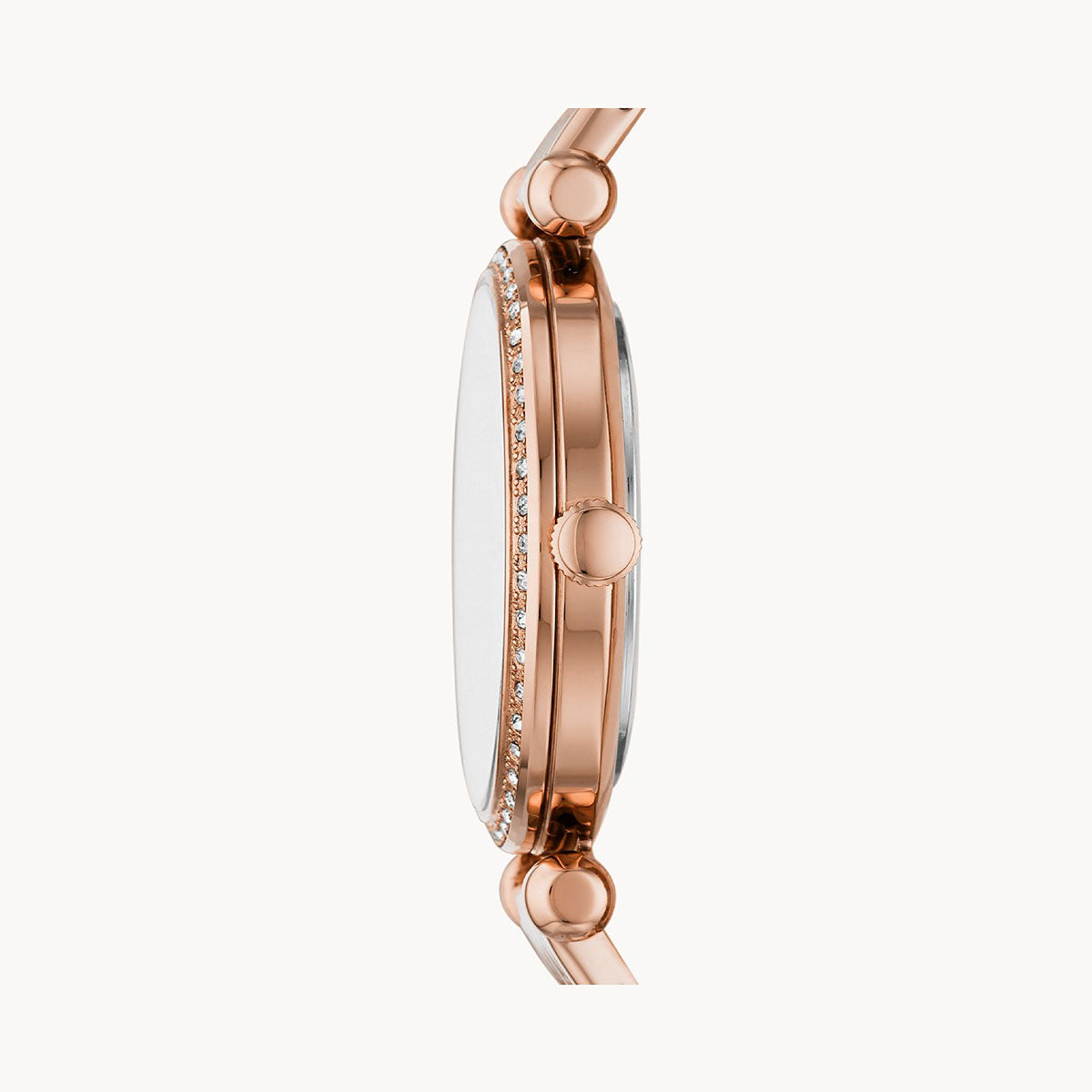 Fossil Tillie Three-Hand Rose Gold-Tone Stainless Steel Watch - Jotey