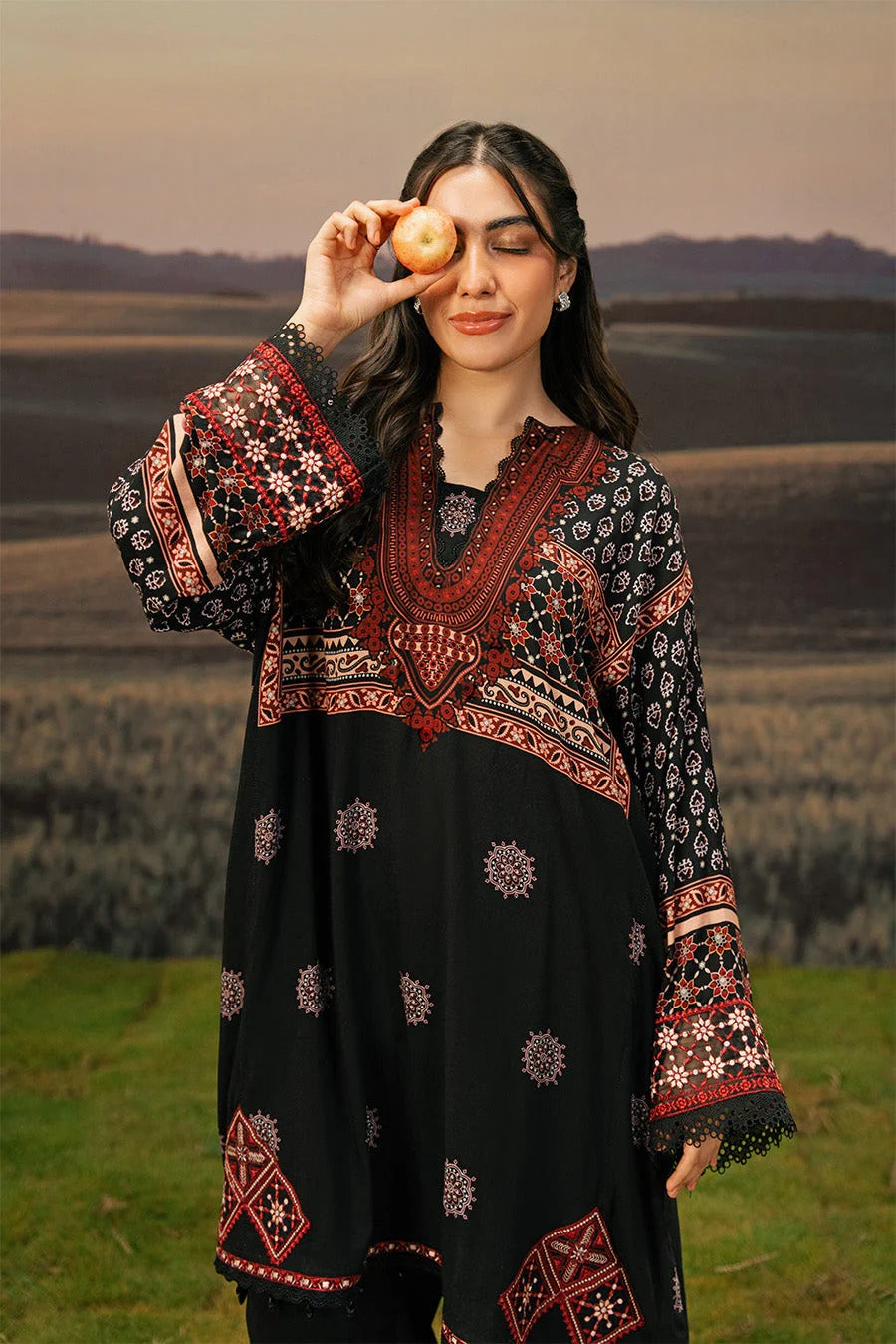 M. Basics By Maria B. Digital Printed & Embroidered Arabic Lawn Unstitched 3 Piece
