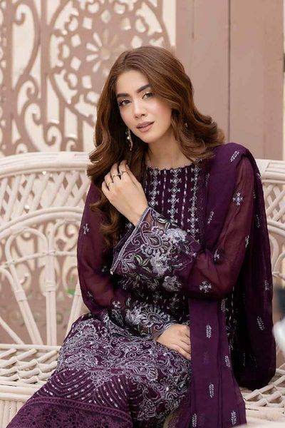 Maisa By Noors Semi Stitched Luxury 3pcs - Jotey
