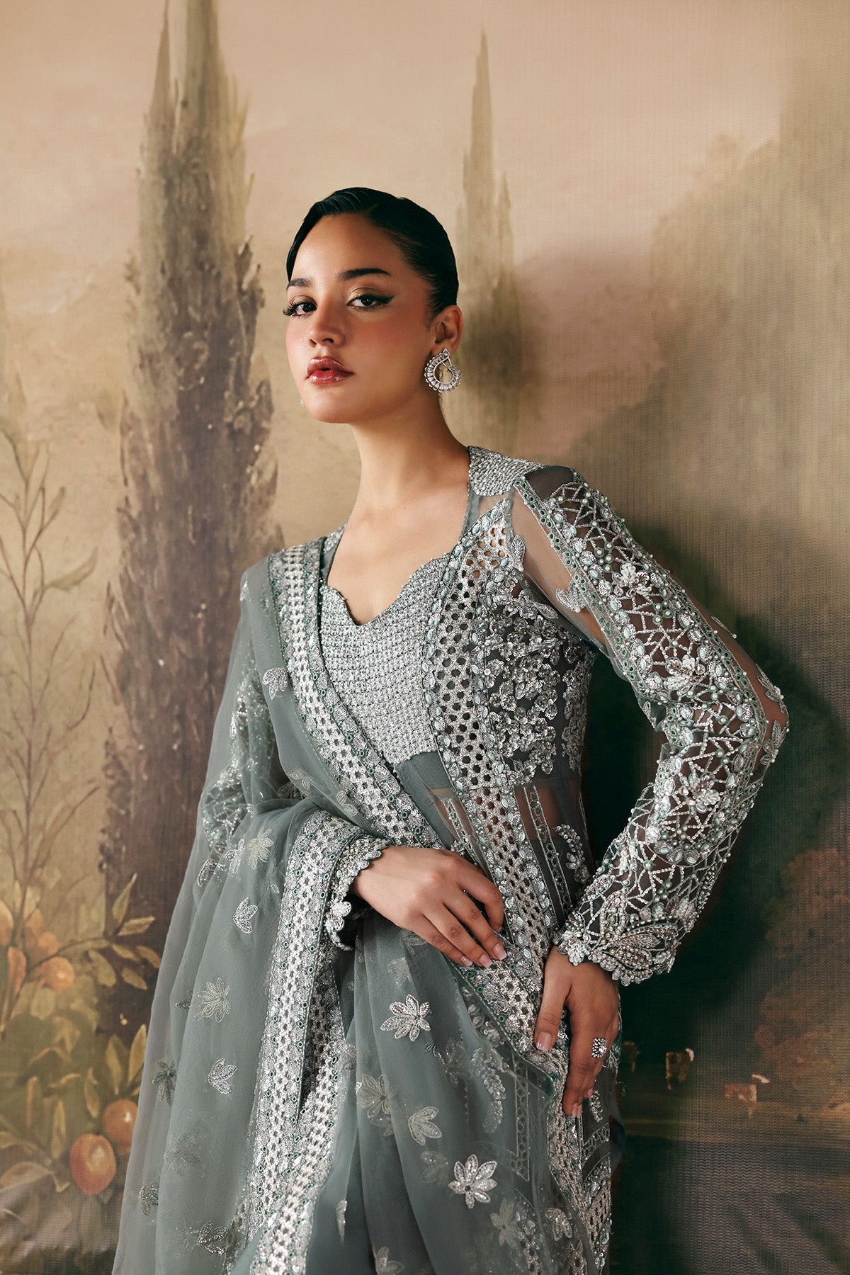 La Fuchsia'26 By Afrozeh Luxury Embroidered Festive Unstitched 3Pcs