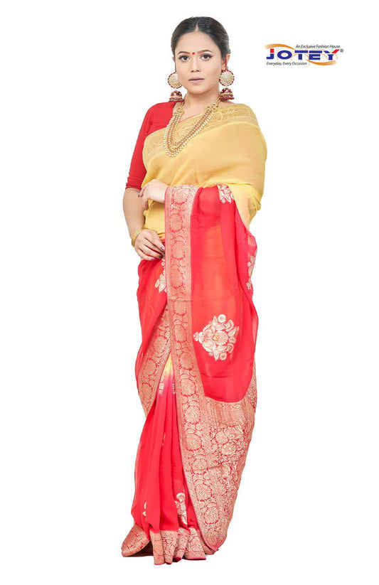 Georgette Banarasi Saree - Jotey