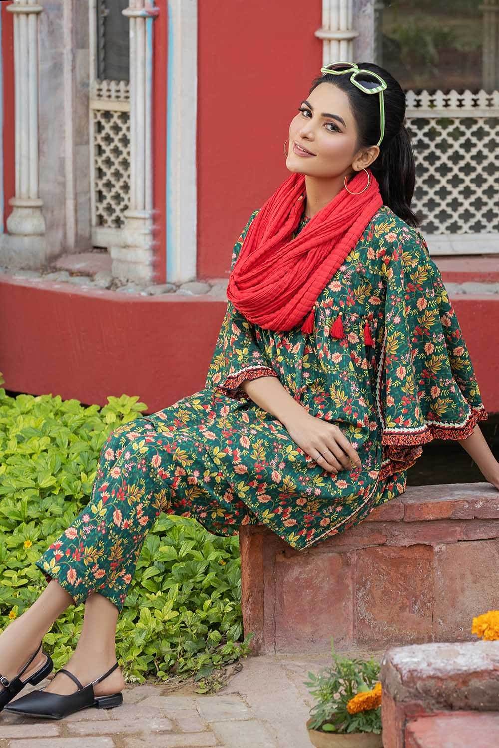 Gul Ahmed Lawn Unstitched 1pcs Kurti - Jotey