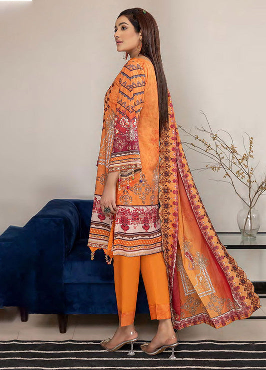 Gulab By Arham Textile 3pcs - Jotey