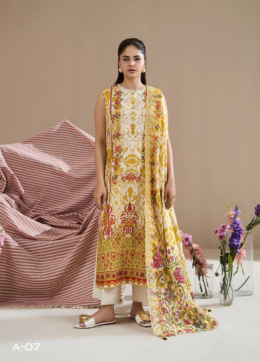 Hania By Binaas Premium Lawn Edition Vol 03 Unstitched 3Pcs