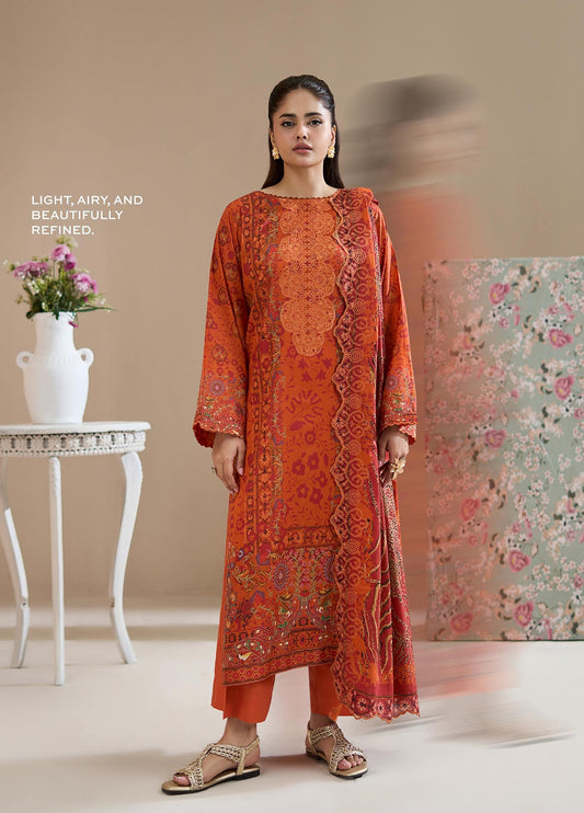 Hania By Binaas Premium Lawn Edition Vol 03 Unstitched 3Pcs