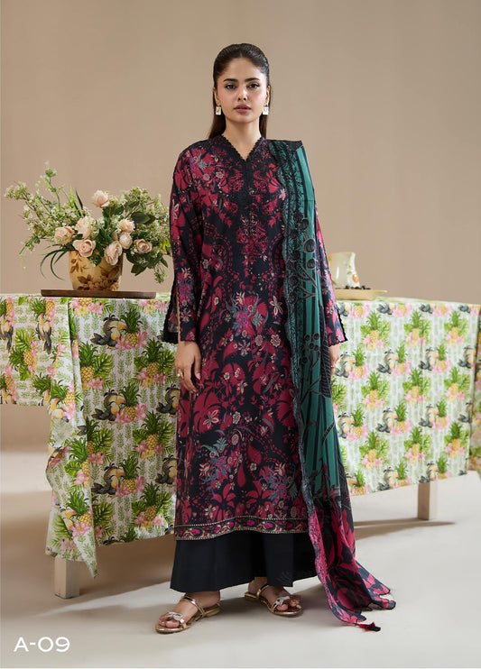 Hania By Binaas Premium Lawn Edition Vol 03 Unstitched 3Pcs