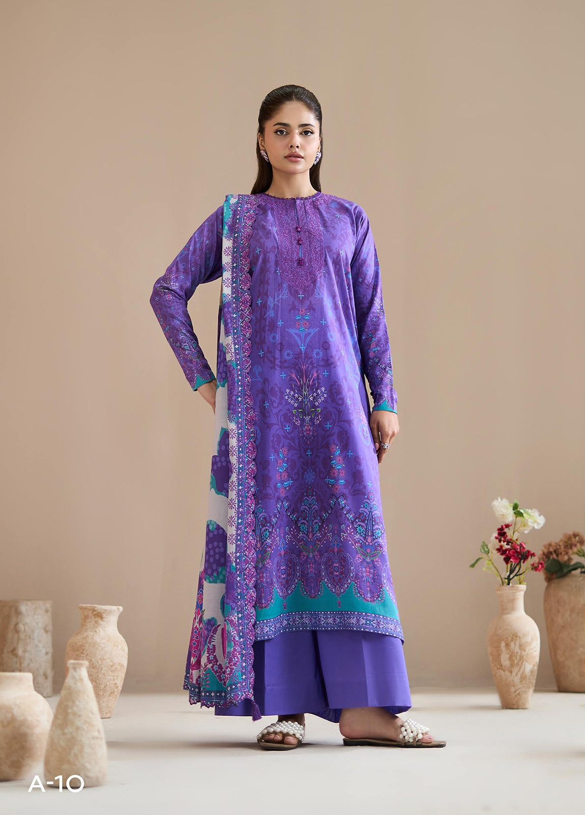 Hania By Binaas Premium Lawn Edition Vol 03 Unstitched 3Pcs