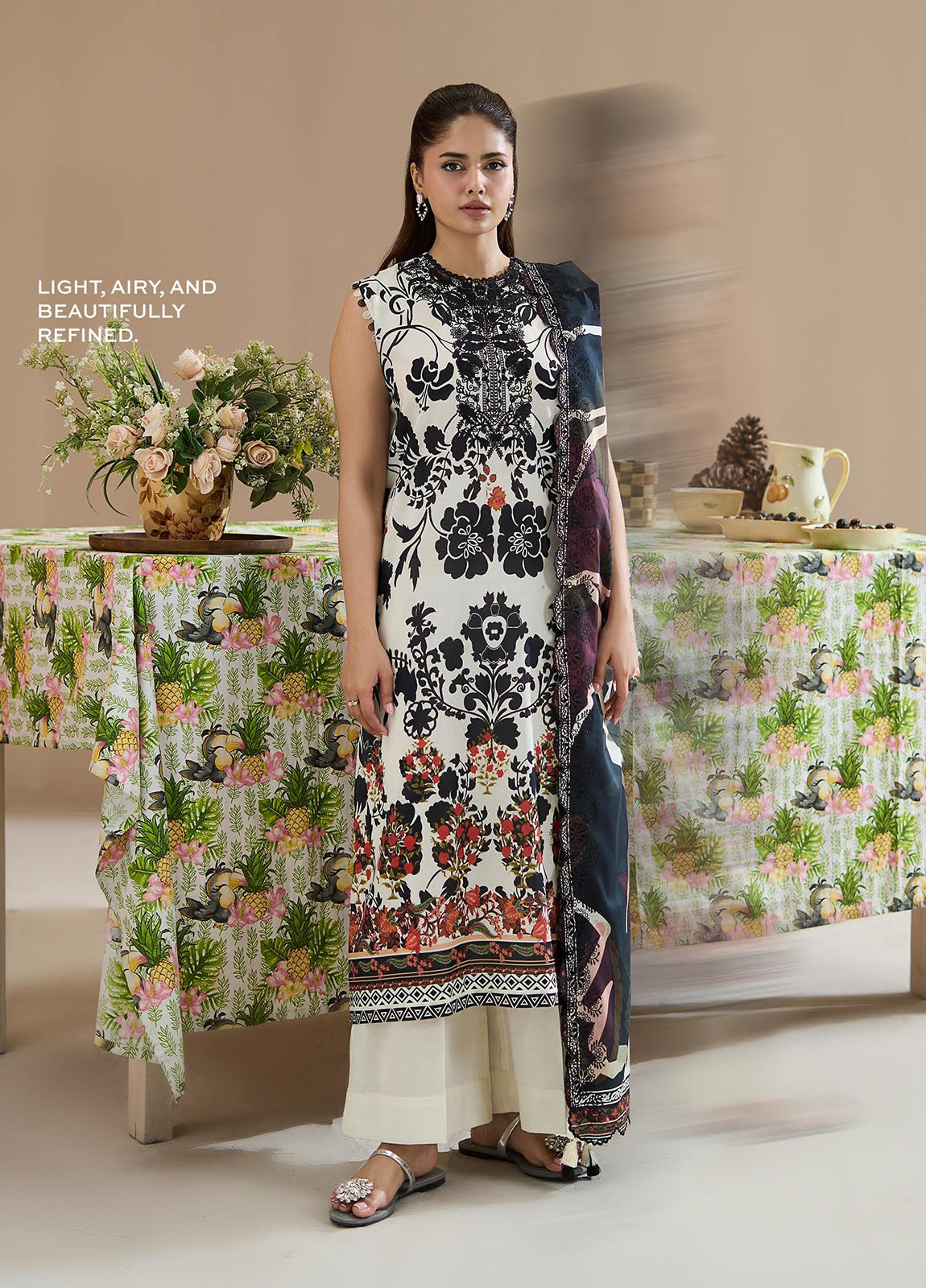 Hania By Binaas Premium Lawn Edition Vol 03 Unstitched 3Pcs