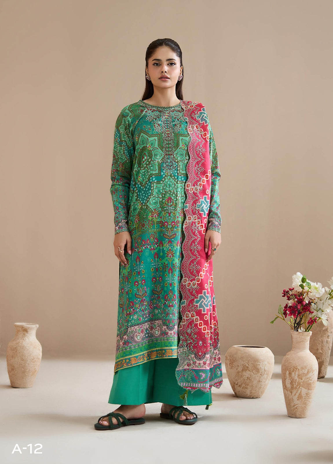 Hania By Binaas Premium Lawn Edition Vol 03 Unstitched 3Pcs
