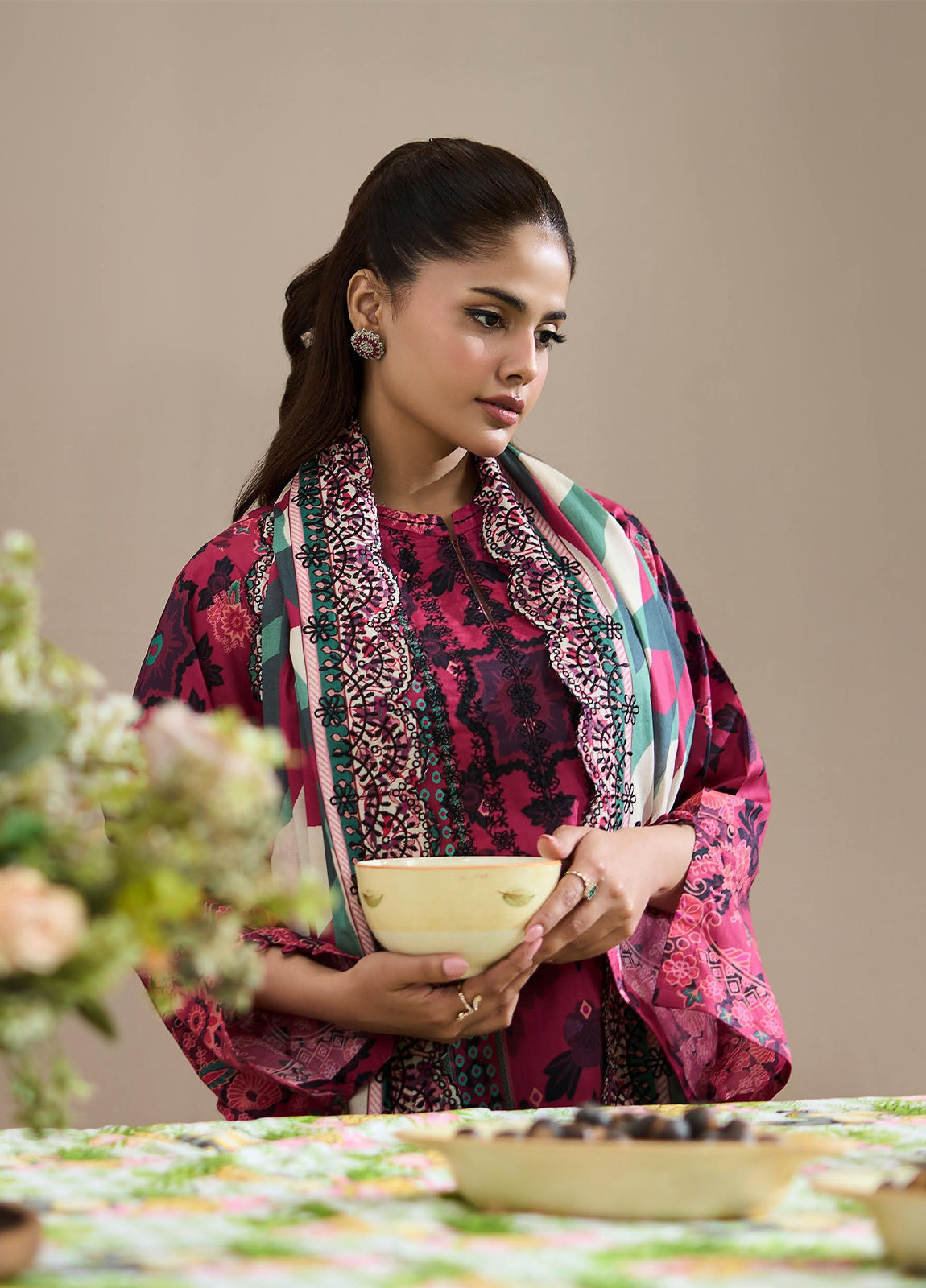 Hania By Binaas Premium Lawn Edition Vol 03 Unstitched 3Pcs