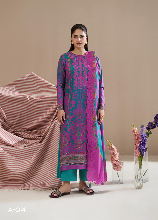 Hania By Binaas Premium Lawn Edition Vol 03 Unstitched 3Pcs