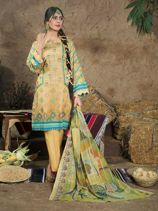 Haniya By Aalaya Lawn Vol-02 Unstitched 3pcs - Jotey
