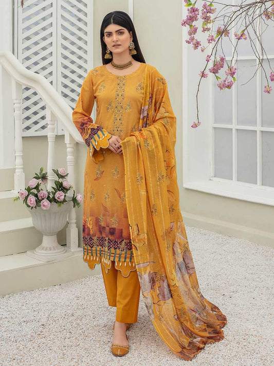 Haniya By Aalaya Lawn Vol-03 Unstitched 3pcs - Jotey