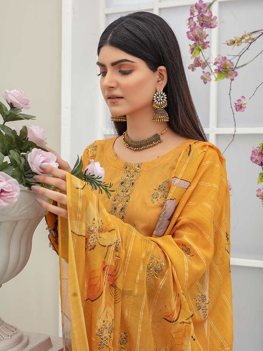 Haniya By Aalaya Lawn Vol-03 Unstitched 3pcs - Jotey