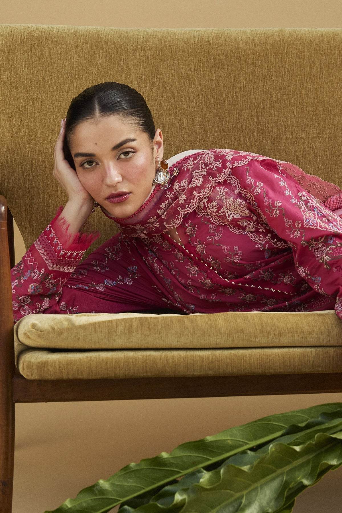 Zara Shahjahan Satori Embroidered Luxury Lawn Unstitched 3pcs - Jotey