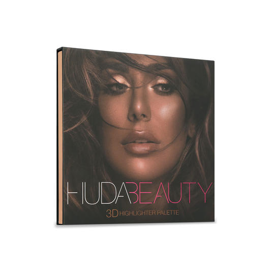 Huda Beauty 3D Cream and Powder Highlighter Palette-Bronze Sands Jotey