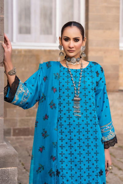 Husn E Jahan By Ittehad Embroidered Law 3pcs - Jotey