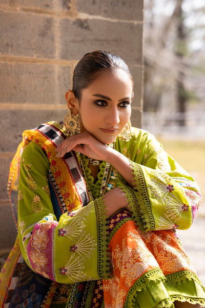 Husn E Jahan By Ittehad Embroidered Law 3pcs - Jotey
