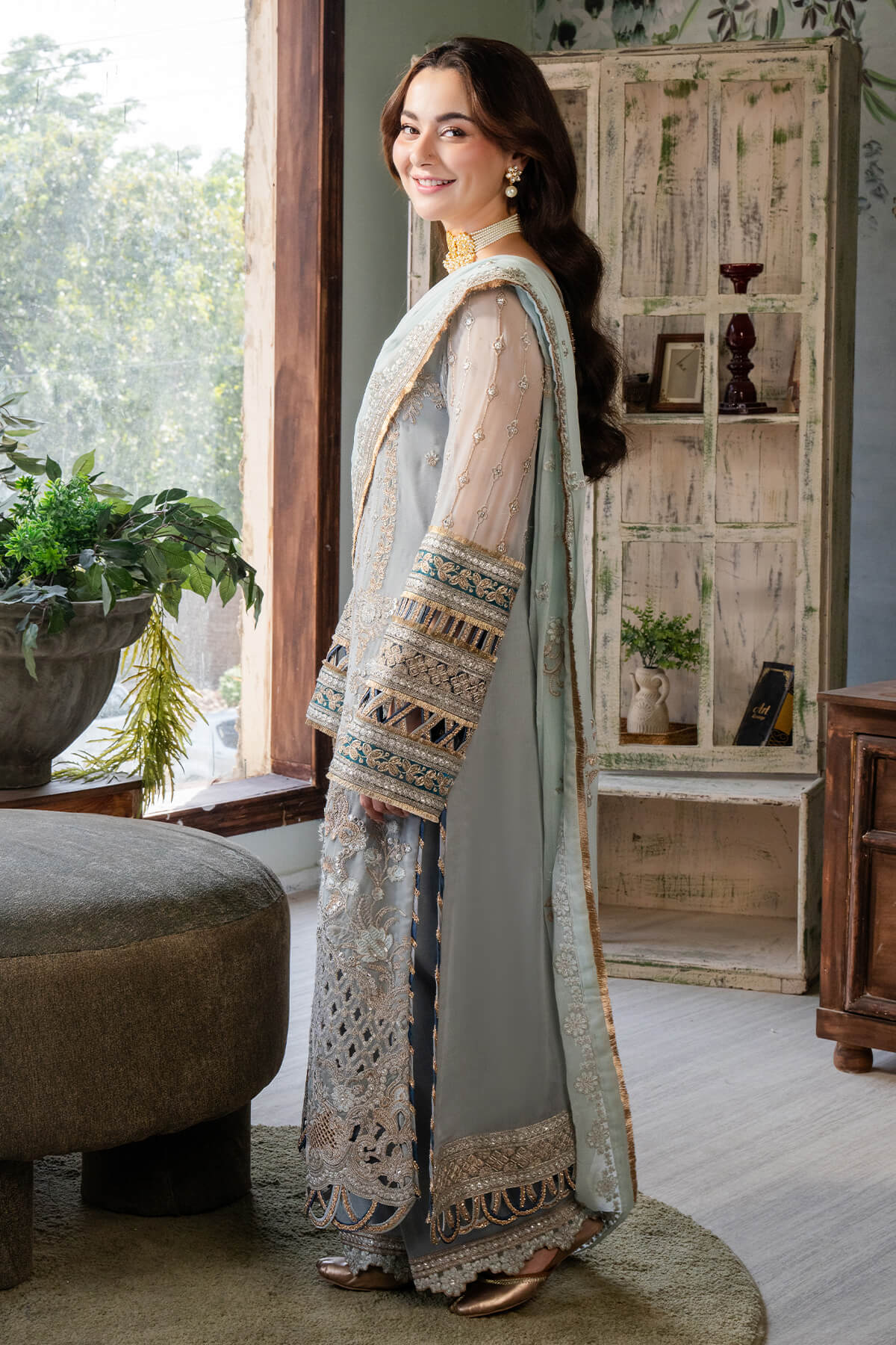 Naina By Imrozia Embroidered  Chiffon 3pcs
