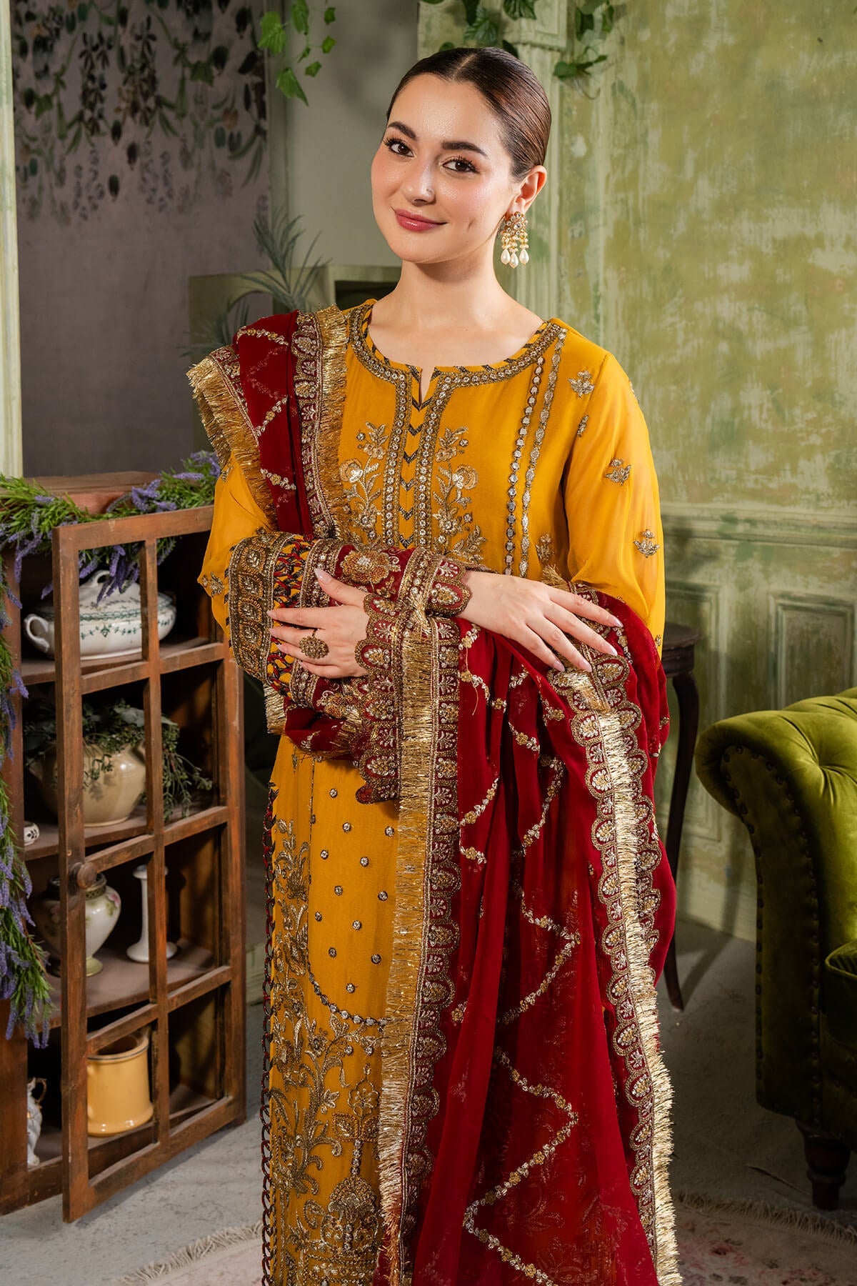 Naina By Imrozia Embroidered  Chiffon 3pcs