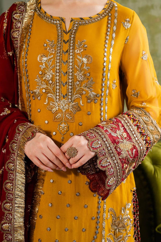 Naina By Imrozia Embroidered Chiffon 3pcs - Jotey